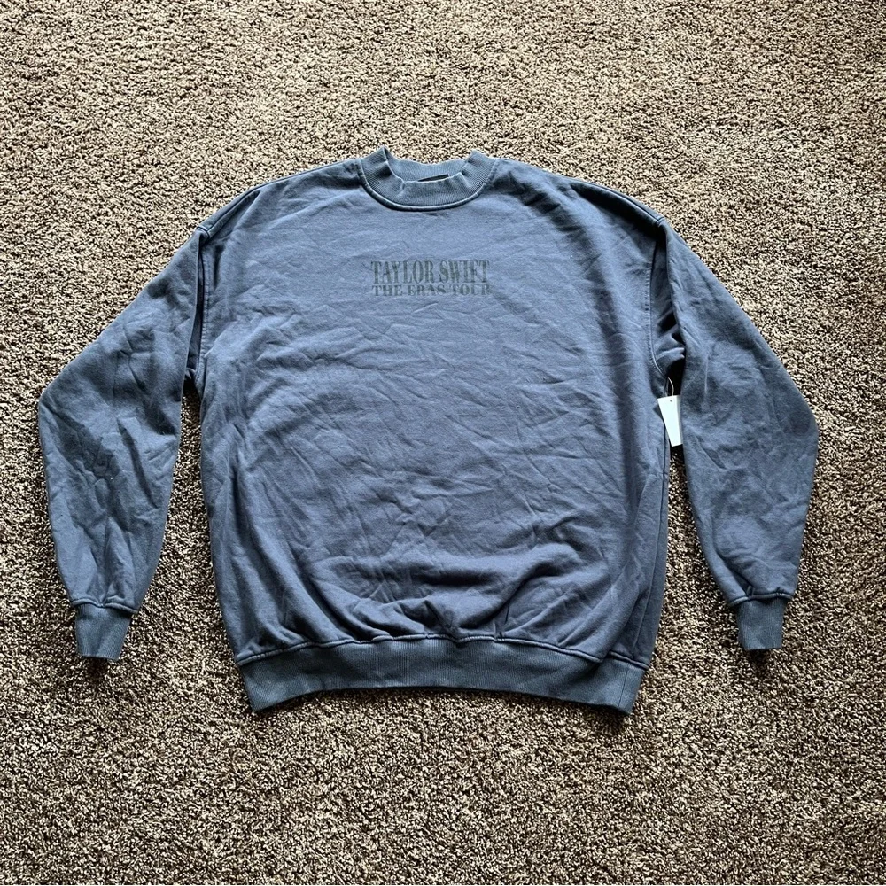 NEW Taylor Swift The Eras Tour Blue Crewneck - Picture 2 of 6